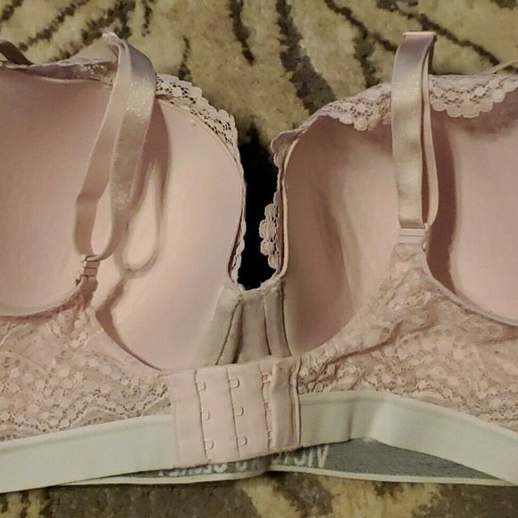 VICTORIA'S SECRET Gray Crochet Lace Logo Band GW2 - Picture 5 of 8